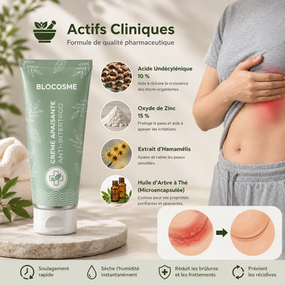 Crème Apaisante Anti-Rougeurs – Intertrigo & Plis 🌿